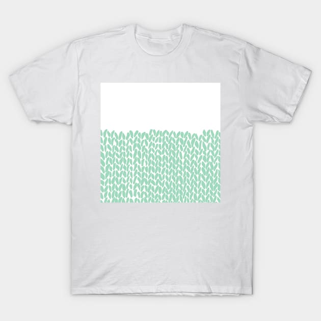 Half Knit Mint T-Shirt by ProjectM